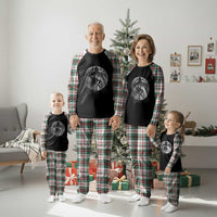 Wendigo Plaid Pajama Set Cryptid Horror Moon Mythical Creature Halloween - Wonder Print Shop