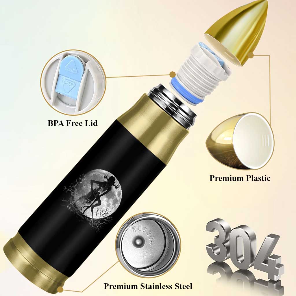 Wendigo Bullet Tumbler Cryptid Horror Moon Mythical Creature Halloween - Wonder Print Shop