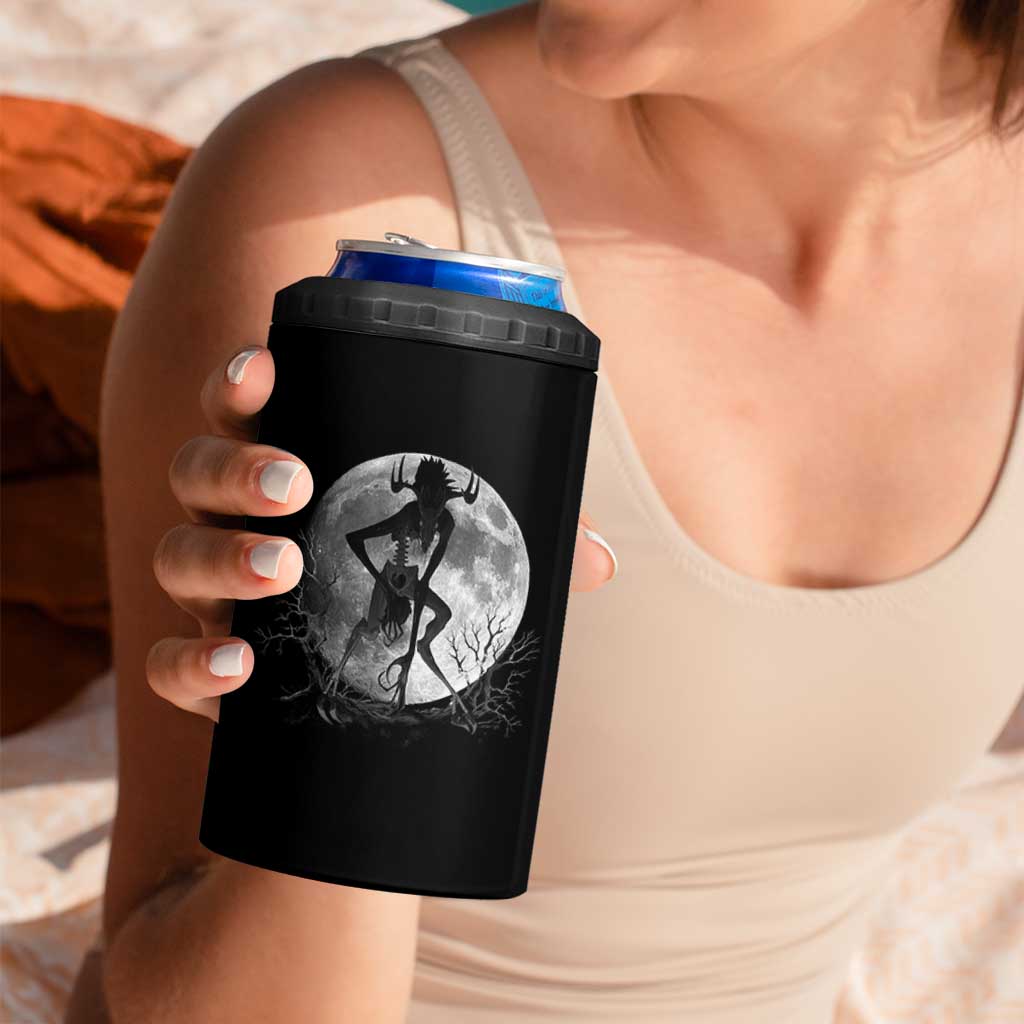 Wendigo 4 in 1 Can Cooler Tumbler Cryptid Horror Moon Mythical Creature Halloween - Wonder Print Shop