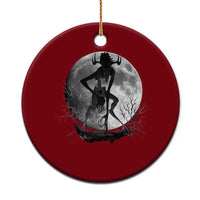 Wendigo Ceramic Ornament Cryptid Horror Moon Mythical Creature Halloween - Wonder Print Shop