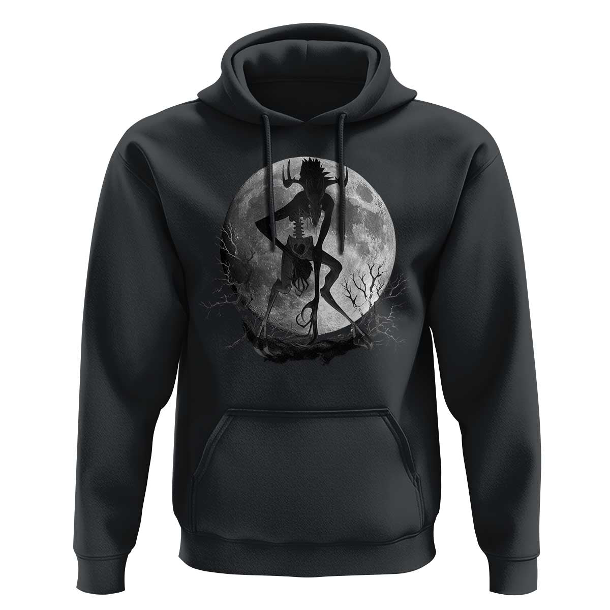 Wendigo Hoodie Cryptid Horror Moon Mythical Creature Halloween - Wonder Print Shop