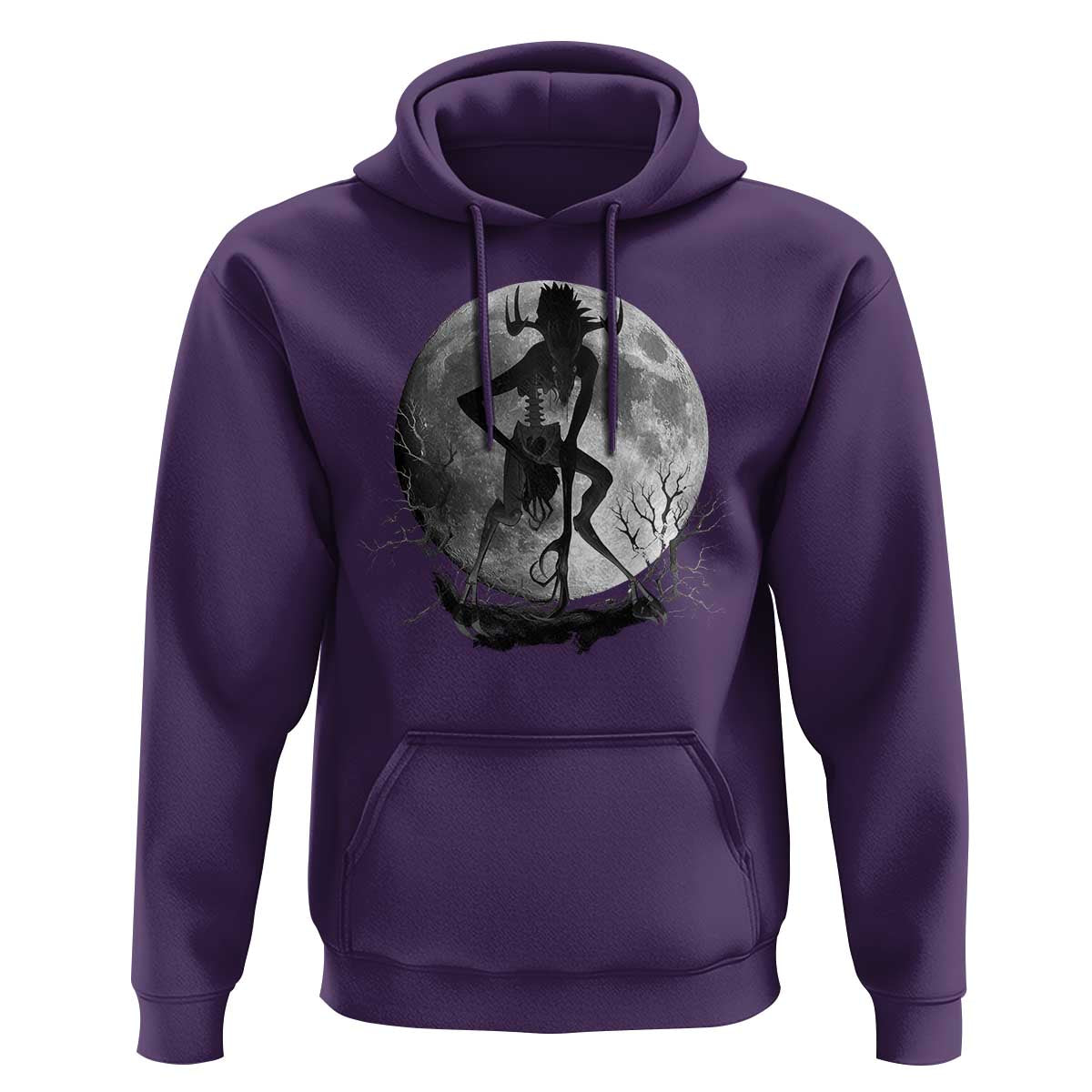 Wendigo Hoodie Cryptid Horror Moon Mythical Creature Halloween - Wonder Print Shop