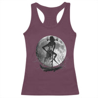 Wendigo Racerback Tank Top Cryptid Horror Moon Mythical Creature Halloween - Wonder Print Shop