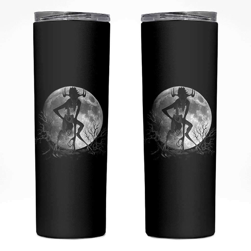 Wendigo Skinny Tumbler Cryptid Horror Moon Mythical Creature Halloween - Wonder Print Shop