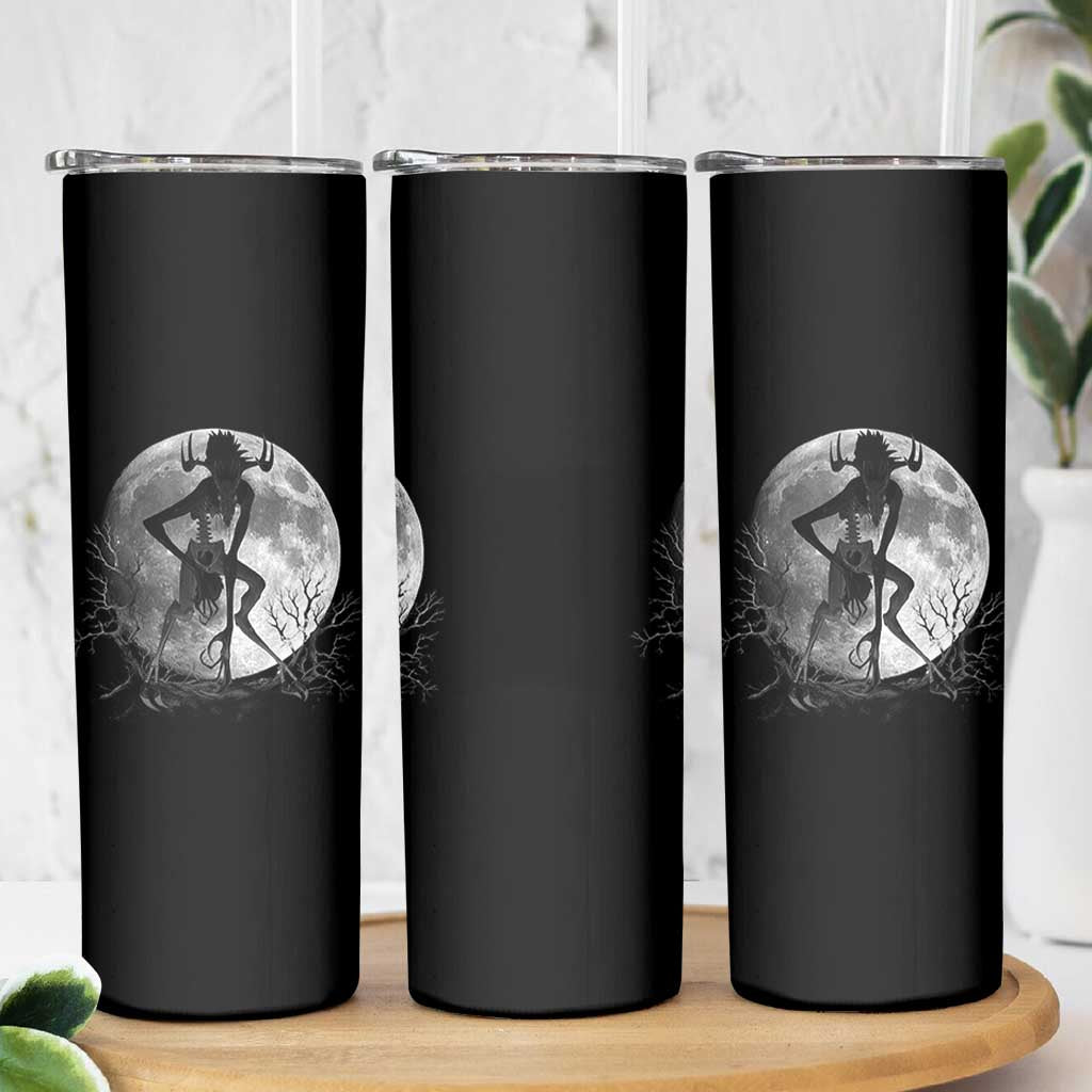 Wendigo Skinny Tumbler Cryptid Horror Moon Mythical Creature Halloween - Wonder Print Shop