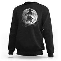 Wendigo Sweatshirt Cryptid Horror Moon Mythical Creature Halloween - Wonder Print Shop