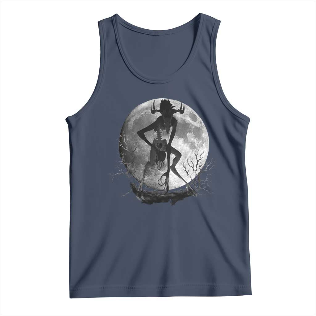 Wendigo Tank Top Cryptid Horror Moon Mythical Creature Halloween - Wonder Print Shop