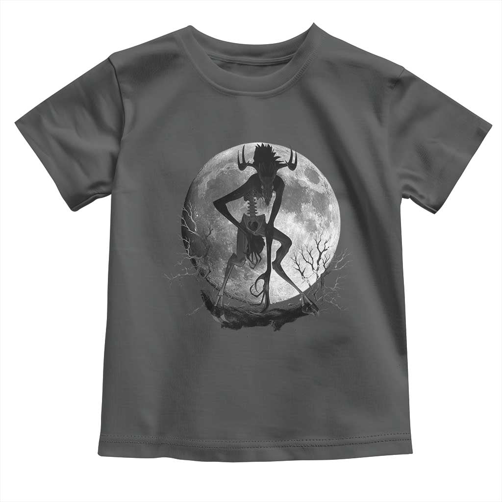 Wendigo Toddler T Shirt Cryptid Horror Moon Mythical Creature Halloween - Wonder Print Shop