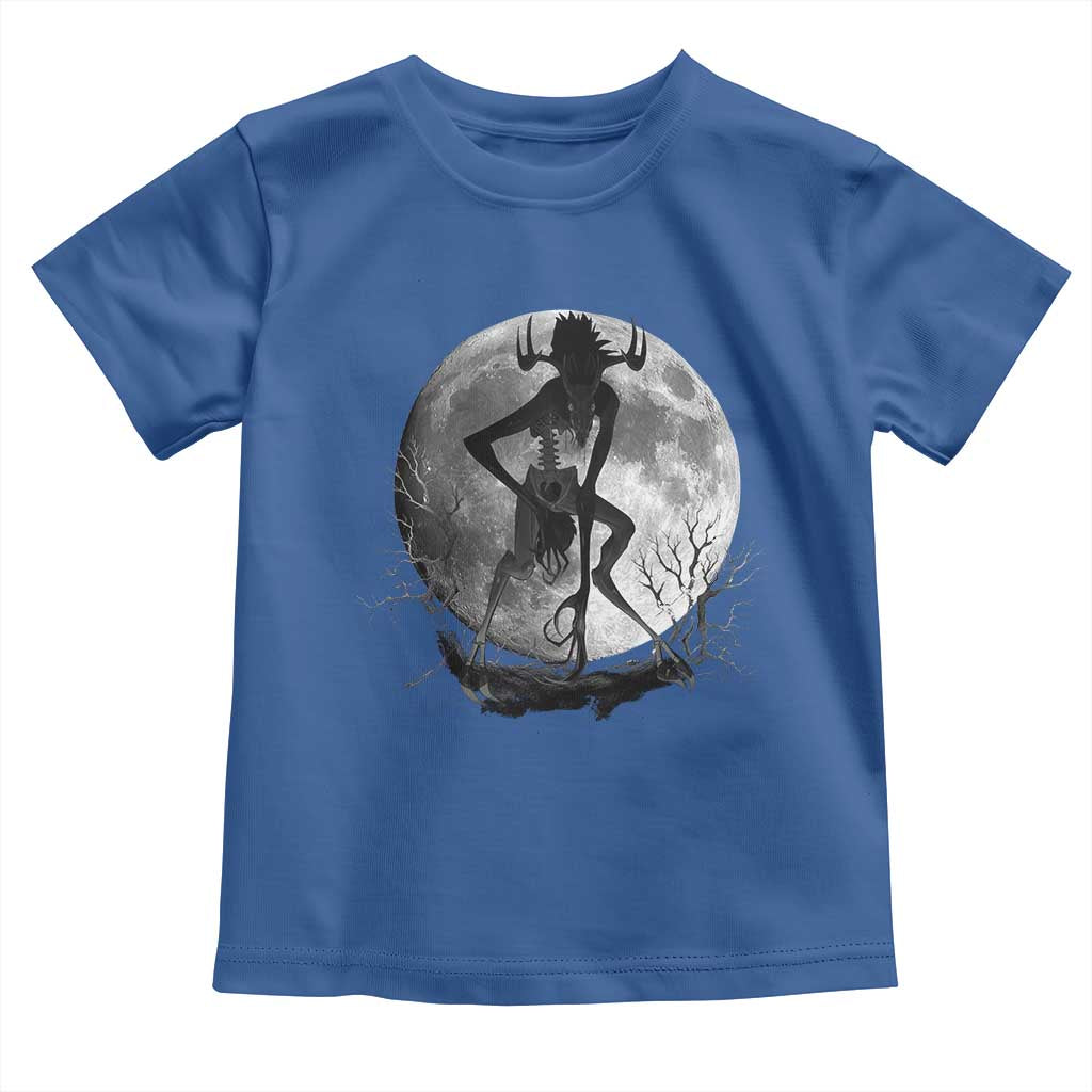 Wendigo Toddler T Shirt Cryptid Horror Moon Mythical Creature Halloween - Wonder Print Shop