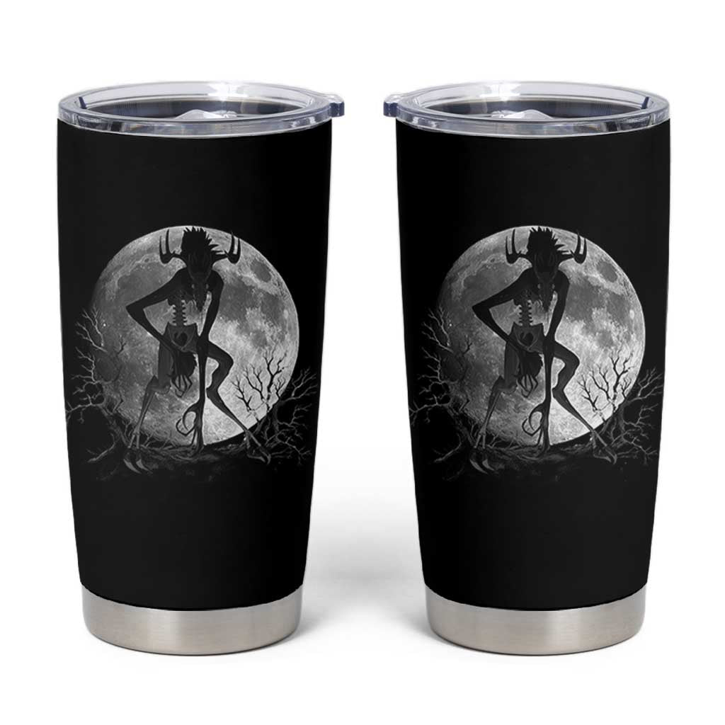 Wendigo Tumbler Cup Cryptid Horror Moon Mythical Creature Halloween - Wonder Print Shop