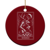 Wendigo Ceramic Ornament Tarot Card Horror Cryptid Occult Dark Fantasy - Wonder Print Shop