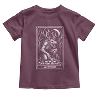 Wendigo Toddler T Shirt Tarot Card Horror Cryptid Occult Dark Fantasy - Wonder Print Shop