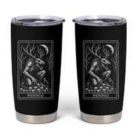 Wendigo Tumbler Cup Tarot Card Horror Cryptid Occult Dark Fantasy - Wonder Print Shop