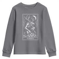 Wendigo Youth Sweatshirt Tarot Card Horror Cryptid Occult Dark Fantasy - Wonder Print Shop