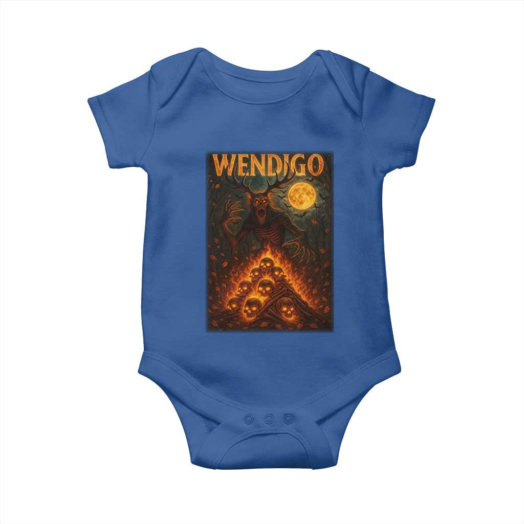 Wendigo Baby Onesie Halloween Cryptid Horror Mythical Creature - Wonder Print Shop
