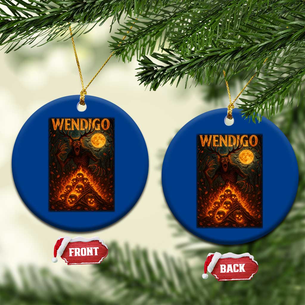 Wendigo Ceramic Ornament Halloween Cryptid Horror Mythical Creature - Wonder Print Shop