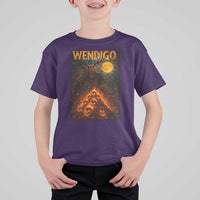 Wendigo T Shirt For Kid Halloween Cryptid Horror Mythical Creature - Wonder Print Shop