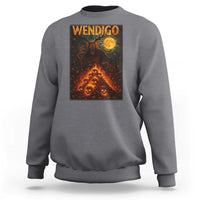 Wendigo Sweatshirt Halloween Cryptid Horror Mythical Creature - Wonder Print Shop