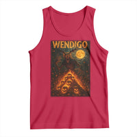 Wendigo Tank Top Halloween Cryptid Horror Mythical Creature - Wonder Print Shop