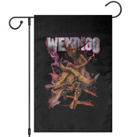 Wendigo Garden Flag Riding Skeleton Cryptid Occult Dark Fantasy - Wonder Print Shop