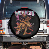 Wendigo Spare Tire Cover Riding Skeleton Cryptid Occult Dark Fantasy - Wonder Print Shop