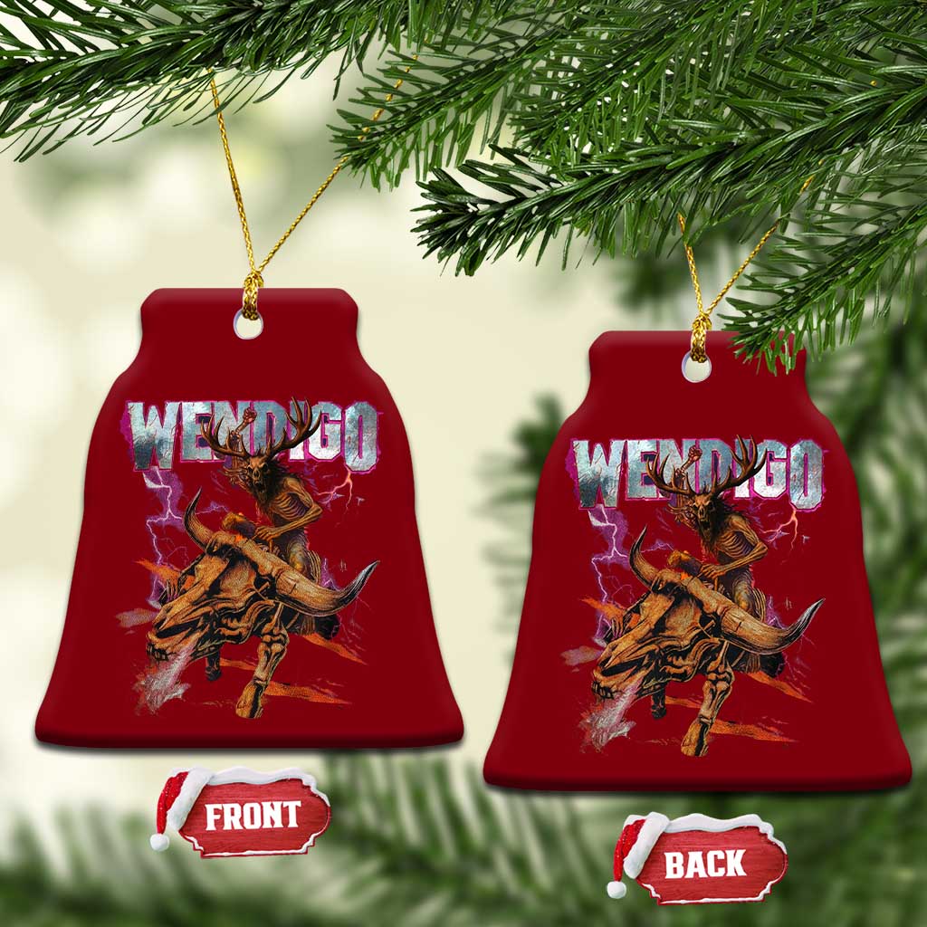 Wendigo Ceramic Ornament Riding Skeleton Cryptid Occult Dark Fantasy - Wonder Print Shop