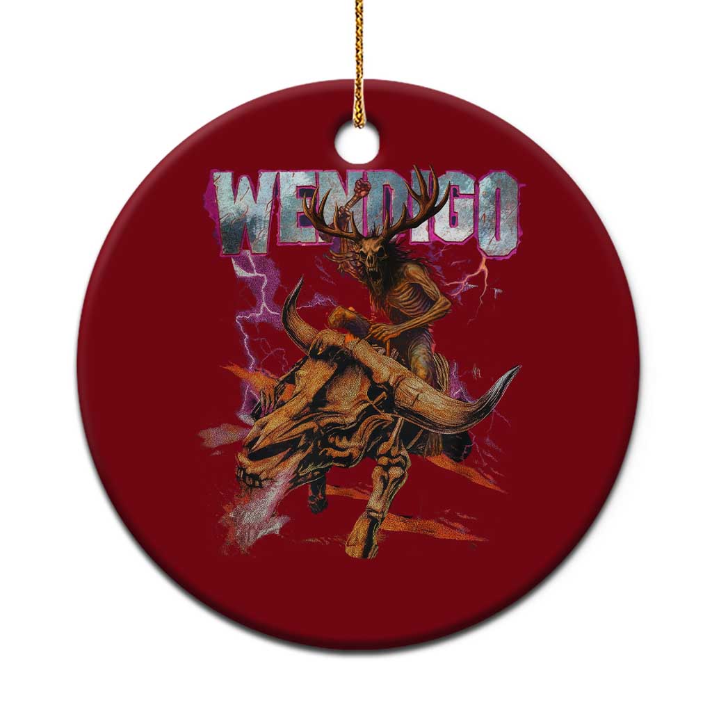 Wendigo Ceramic Ornament Riding Skeleton Cryptid Occult Dark Fantasy - Wonder Print Shop