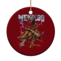 Wendigo Ceramic Ornament Riding Skeleton Cryptid Occult Dark Fantasy - Wonder Print Shop