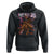 Wendigo Hoodie Riding Skeleton Cryptid Occult Dark Fantasy - Wonder Print Shop
