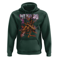 Wendigo Hoodie Riding Skeleton Cryptid Occult Dark Fantasy - Wonder Print Shop