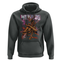 Wendigo Hoodie Riding Skeleton Cryptid Occult Dark Fantasy - Wonder Print Shop