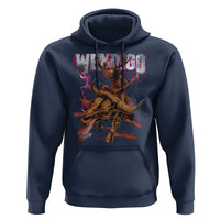 Wendigo Hoodie Riding Skeleton Cryptid Occult Dark Fantasy - Wonder Print Shop