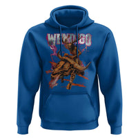 Wendigo Hoodie Riding Skeleton Cryptid Occult Dark Fantasy - Wonder Print Shop