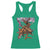 Wendigo Racerback Tank Top Riding Skeleton Cryptid Occult Dark Fantasy - Wonder Print Shop