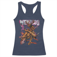Wendigo Racerback Tank Top Riding Skeleton Cryptid Occult Dark Fantasy - Wonder Print Shop