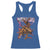 Wendigo Racerback Tank Top Riding Skeleton Cryptid Occult Dark Fantasy - Wonder Print Shop
