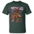 Wendigo T Shirt Riding Skeleton Cryptid Occult Dark Fantasy - Wonder Print Shop