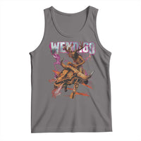Wendigo Tank Top Riding Skeleton Cryptid Occult Dark Fantasy - Wonder Print Shop