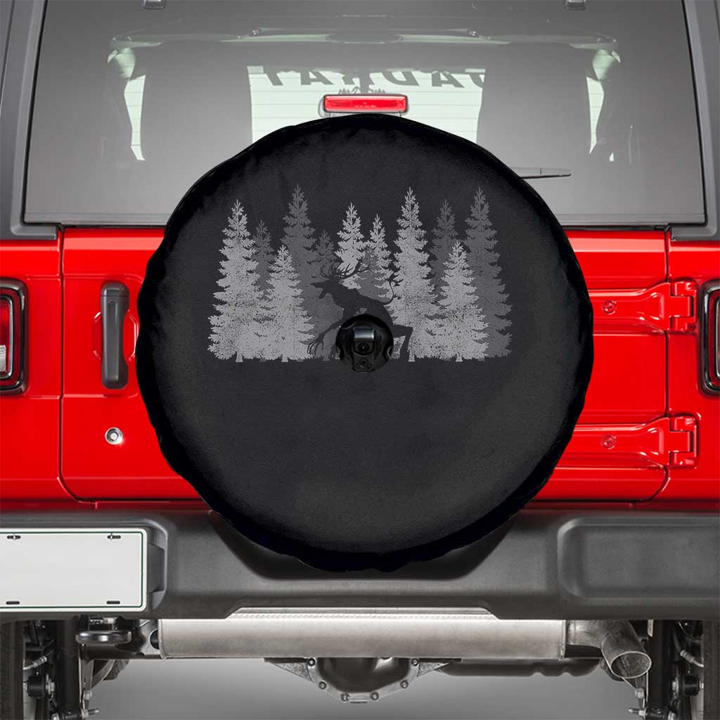Wendigo Spare Tire Cover Mountain Trees Cryptid Occult Dark Fantasy - Wonder Print Shop