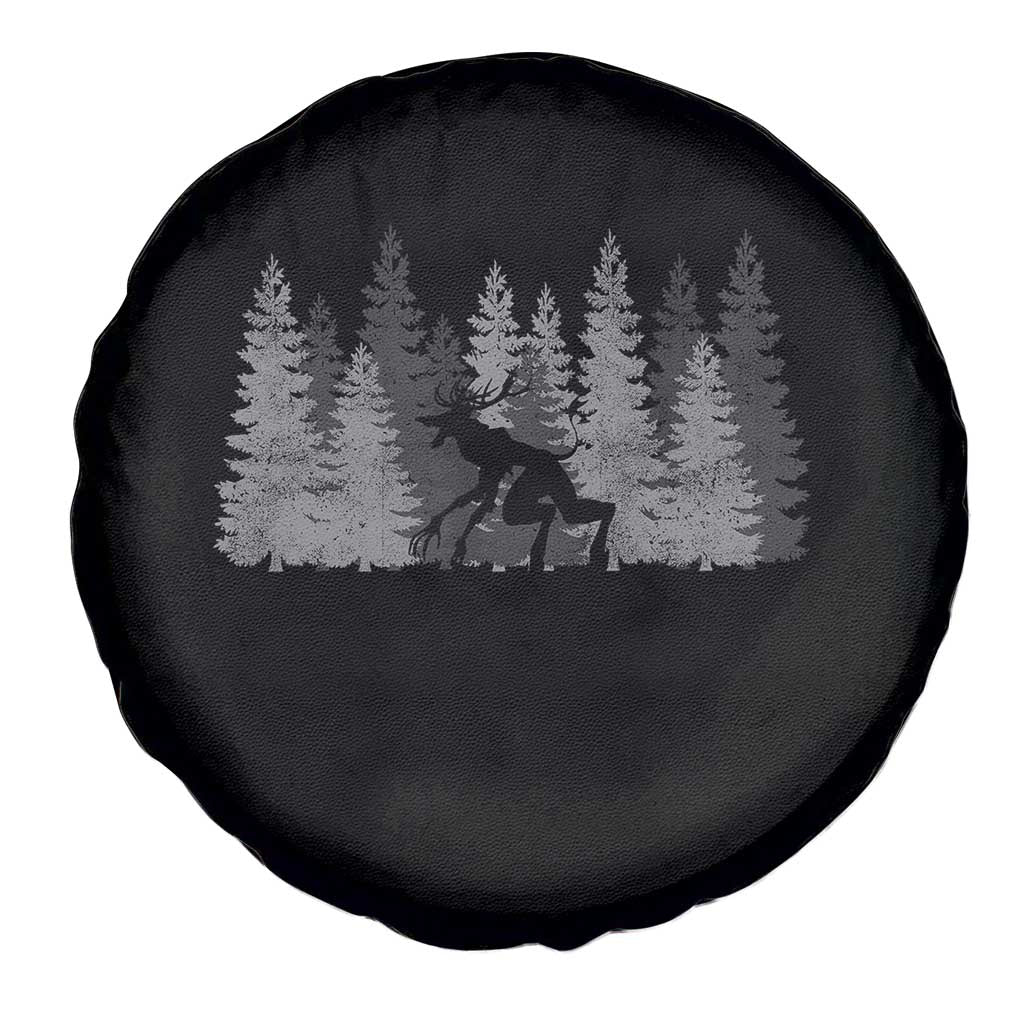 Wendigo Spare Tire Cover Mountain Trees Cryptid Occult Dark Fantasy - Wonder Print Shop