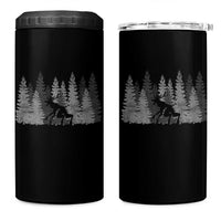 Wendigo 4 in 1 Can Cooler Tumbler Mountain Trees Cryptid Occult Dark Fantasy - Wonder Print Shop