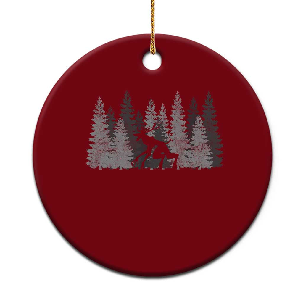 Wendigo Ceramic Ornament Mountain Trees Cryptid Occult Dark Fantasy - Wonder Print Shop