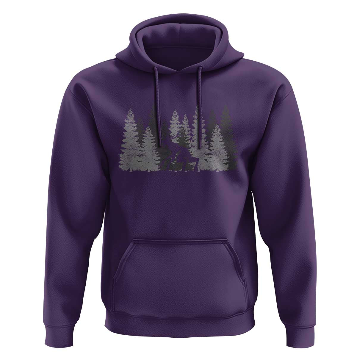 Wendigo Hoodie Mountain Trees Cryptid Occult Dark Fantasy - Wonder Print Shop