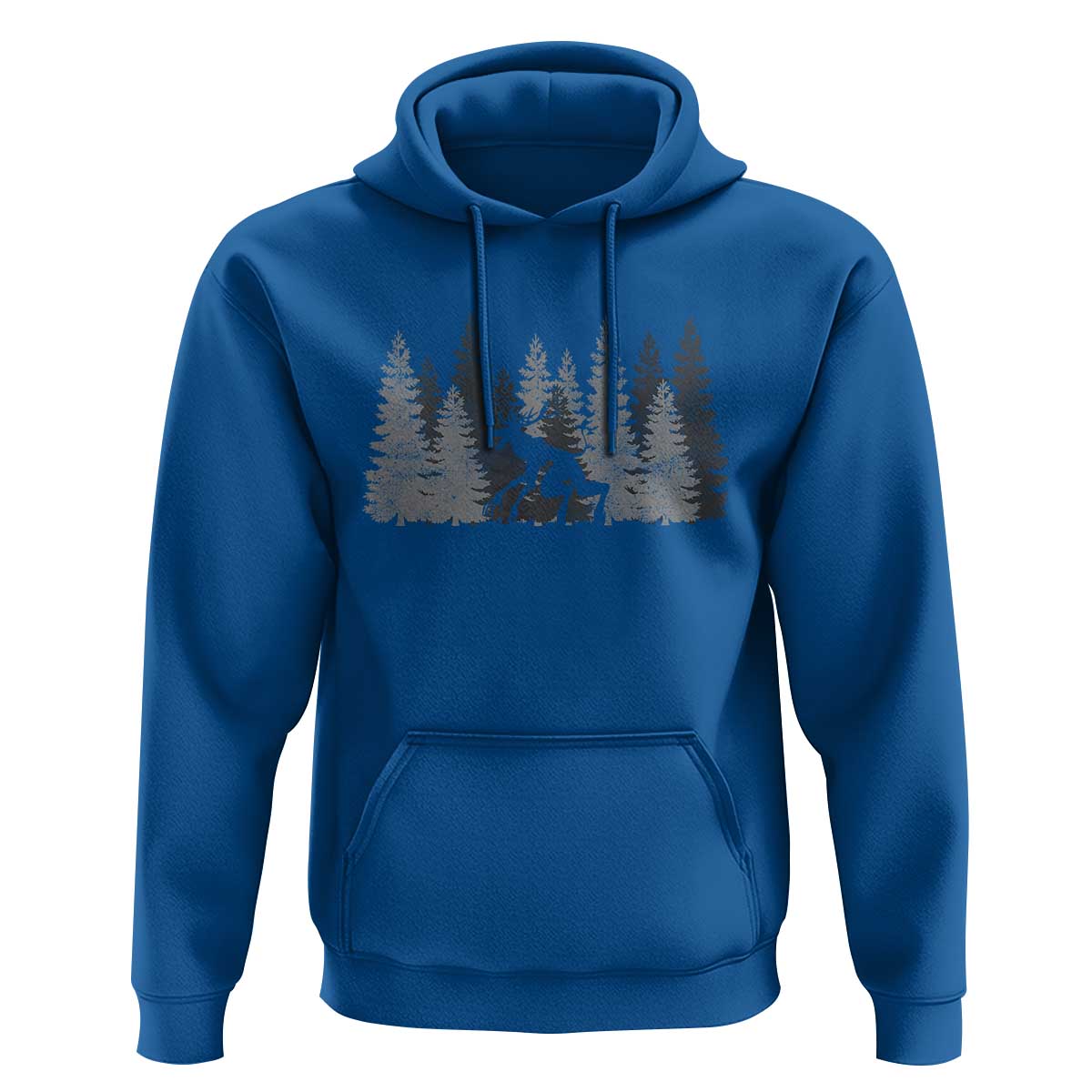 Wendigo Hoodie Mountain Trees Cryptid Occult Dark Fantasy - Wonder Print Shop