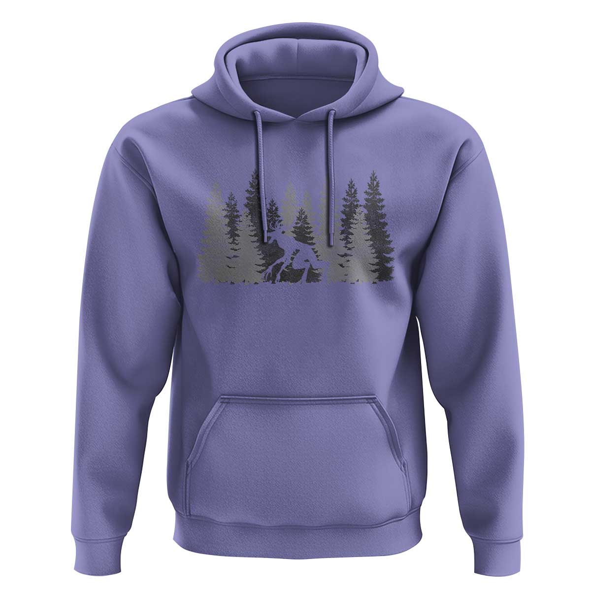 Wendigo Hoodie Mountain Trees Cryptid Occult Dark Fantasy - Wonder Print Shop