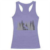Wendigo Racerback Tank Top Mountain Trees Cryptid Occult Dark Fantasy - Wonder Print Shop