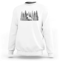 Wendigo Sweatshirt Mountain Trees Cryptid Occult Dark Fantasy - Wonder Print Shop