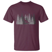 Wendigo T Shirt Mountain Trees Cryptid Occult Dark Fantasy - Wonder Print Shop