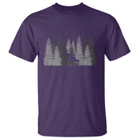 Wendigo T Shirt Mountain Trees Cryptid Occult Dark Fantasy - Wonder Print Shop