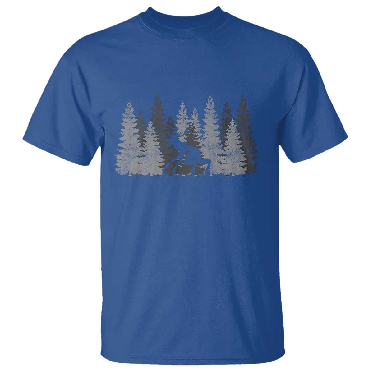 Wendigo T Shirt Mountain Trees Cryptid Occult Dark Fantasy - Wonder Print Shop